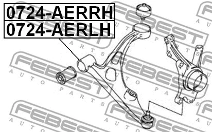 Control/Trailing Arm, wheel suspension