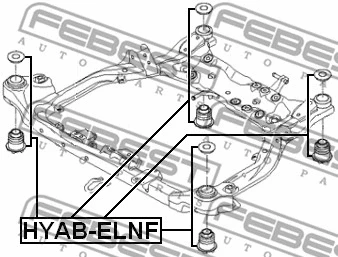 Bushing, axle beam
