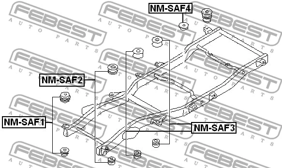 Bushing, axle beam