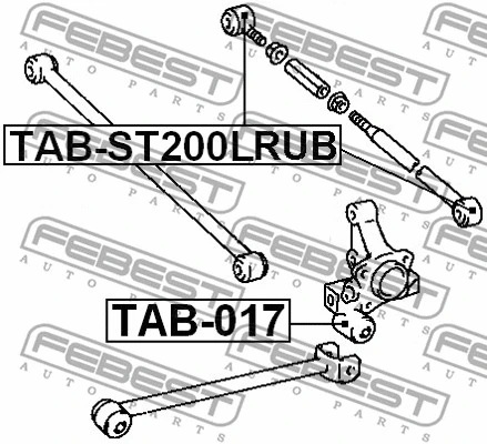 Mounting, control/trailing arm