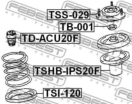 Suspension Strut Support Mount