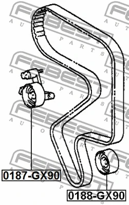 Deflection/Guide Pulley, timing belt