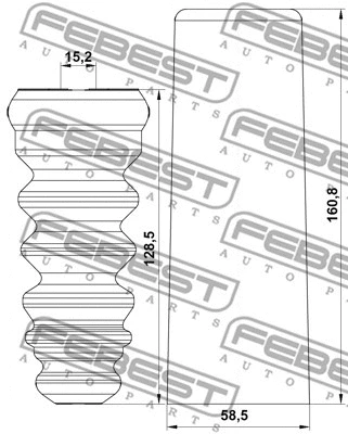 Dust Cover Kit, shock absorber