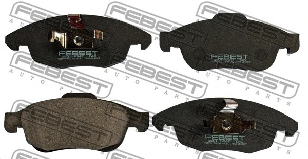 Brake Pad Set, disc brake (2501-DS4F)