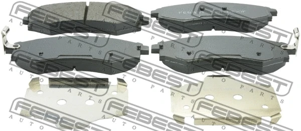 Brake Pad Set, disc brake (1401-REXIF)