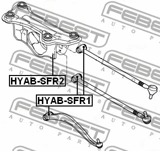 Mounting, control/trailing arm
