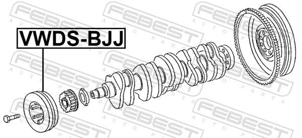 Belt Pulley, crankshaft (VWDS-BJJ)