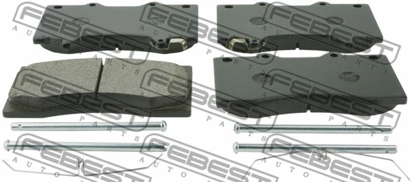 Brake Pad Set, disc brake (0201-Y62F)