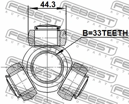 Spider Assembly, drive shaft