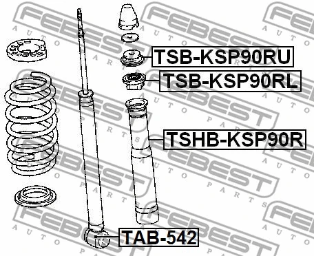 Spacer Bush, shock absorber