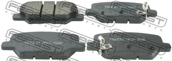 Brake Pad Set, disc brake (0501-GJR)