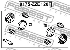 Repair Kit, brake caliper