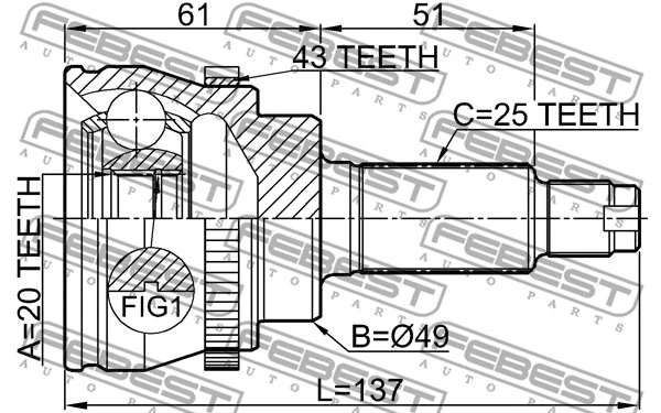 Joint Kit, drive shaft