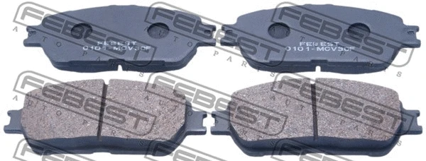 Brake Pad Set, disc brake (0101-MCV30F)