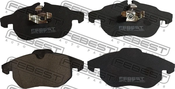 Brake Pad Set, disc brake (1801-ZAFBF)