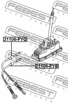 Cable Pull, manual transmission