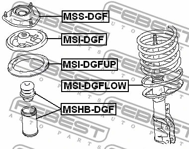 Suspension Strut Support Mount