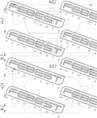 Brake Pad Set, disc brake