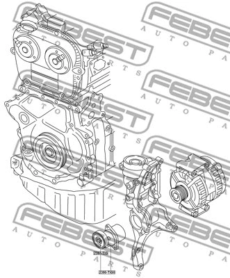 Belt Tensioner, V-ribbed belt