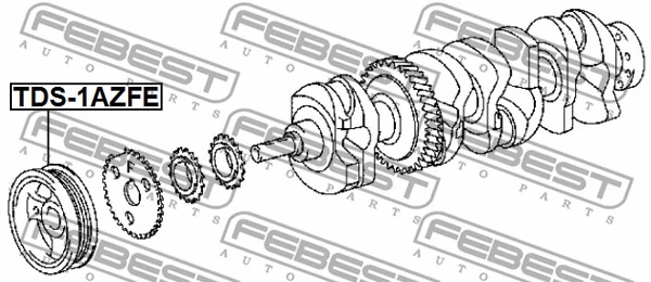 Belt Pulley, crankshaft