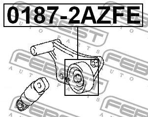 Tensioner Pulley, V-ribbed belt