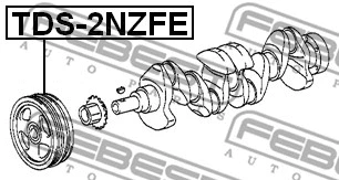 Belt Pulley, crankshaft