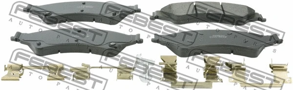 Brake Pad Set, disc brake (2101-RNGF)