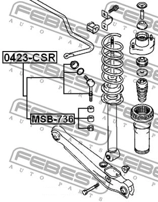 Link/Coupling Rod, stabiliser bar