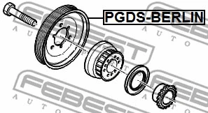 Belt Pulley, crankshaft