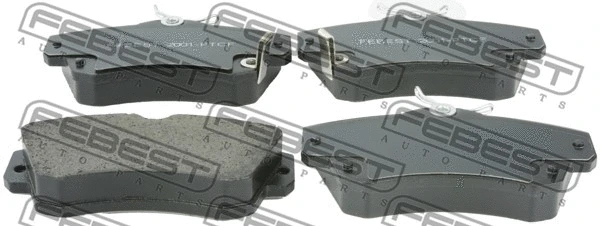 Brake Pad Set, disc brake (2001-PTCF)
