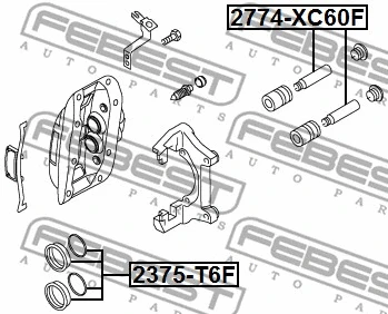 Repair Kit, brake caliper