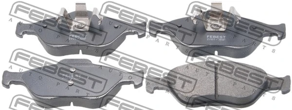 Brake Pad Set, disc brake (2101-JHF)