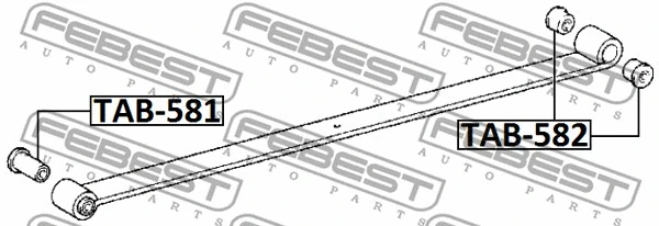 Bushing, leaf spring