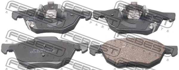 Brake Pad Set, disc brake (0301-CLF)