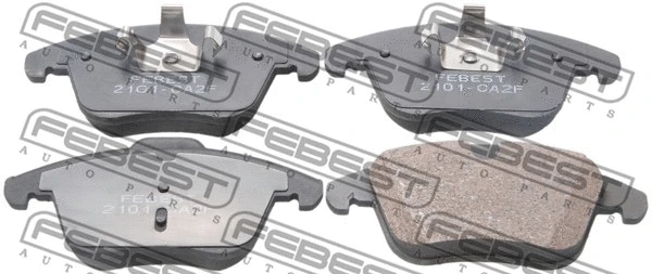 Brake Pad Set, disc brake (2101-CA2F)