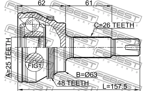 Joint Kit, drive shaft