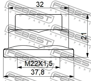 Axle Nut, drive shaft