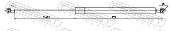 Gas Spring, bonnet