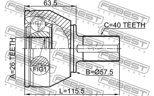 Joint Kit, drive shaft