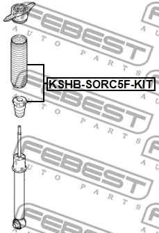 Dust Cover Kit, shock absorber