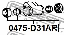 Repair Kit, wheel brake cylinder