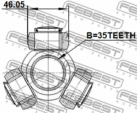 Spider Assembly, drive shaft