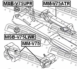 Bushing, axle beam