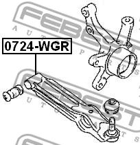 Control/Trailing Arm, wheel suspension