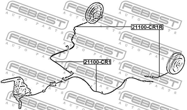 Cable Pull, parking brake