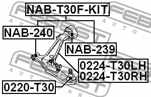 Repair Kit, control arm