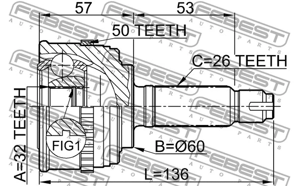 Joint Kit, drive shaft