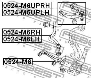 Control/Trailing Arm, wheel suspension