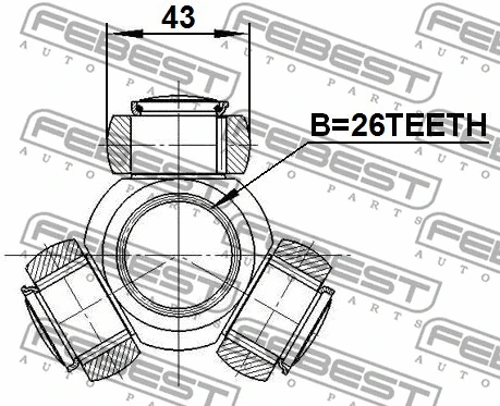 Spider Assembly, drive shaft