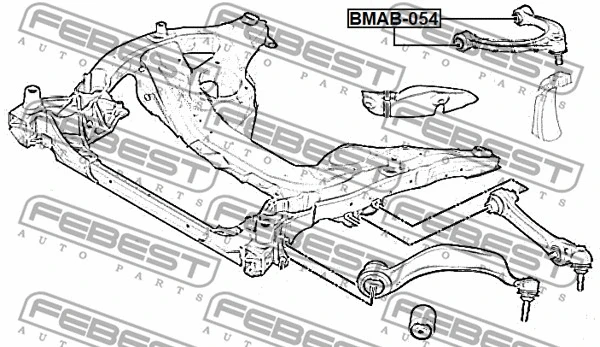 Mounting, control/trailing arm